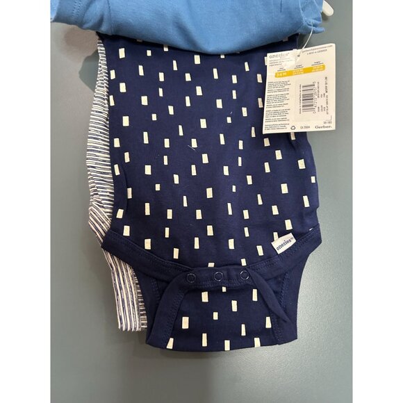 NWT Gerber Baby Boys 3-pc. Bodysuit, 3-6 Months MSRP $11.99 - Picture 4 of 7